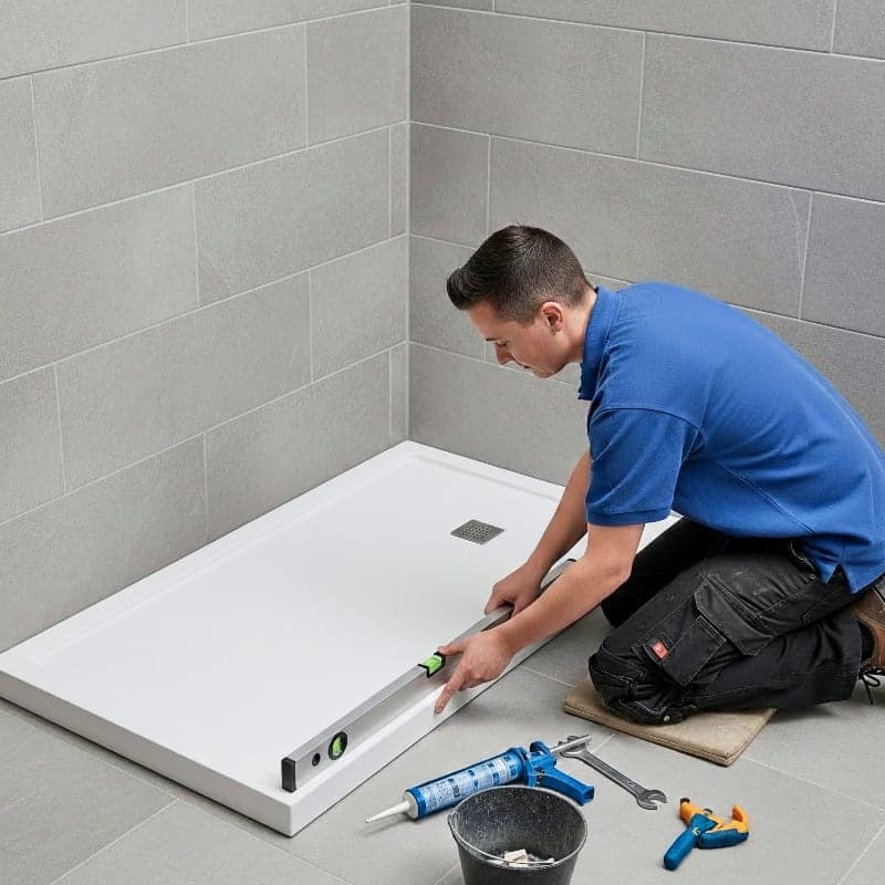 Instalación de Platos de Ducha